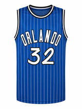 Shaquille O'Neal Signed Blue T/B Custom Basketball Jersey