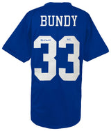 Ed O'Neill Signed Al Bundy #33 Polk High School Blue Football Jersey w/Al