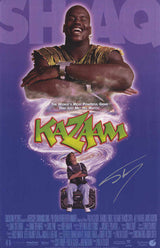 Shaquille O'Neal Signed Kazaam 11x17 Movie Poster (In Silver)