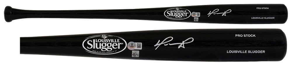 David Ortiz Signed Louisville Slugger Black Baseball Bat - (Beckett)