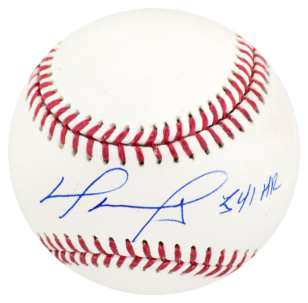 David Ortiz Signed Rawlings MLB Baseball w/541 HR's - (Beckett)