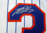 New York Mets Matt Harvey Autographed White Majestic Jersey Size XL MLB Holo #HZ302123