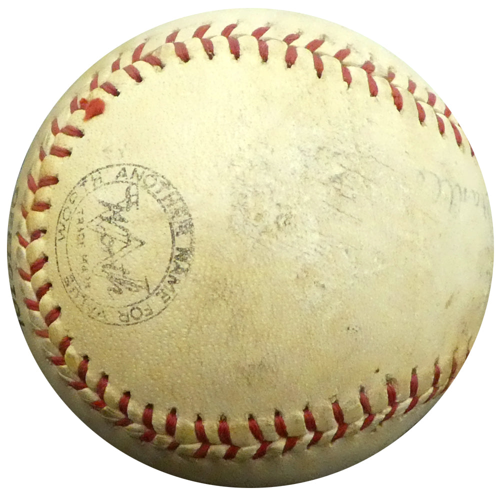 Mickey Mantle Autographed Official Babe Ruth League Baseball New York Yankees "Best Wishes" PSA/DNA #I88287