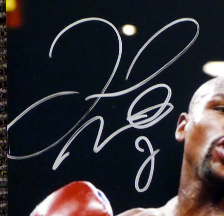 Floyd Mayweather Jr. Autographed 16x20 Photo Vs. Pacquiao Beckett BAS #I61256