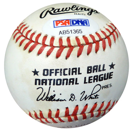 Sandy Amoros Autographed Official NL Baseball Dodgers PSA/DNA #AB51365