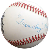 Frenchy Bordagary Autographed Official NL Baseball Brooklyn Dodgers Beckett BAS #F26215