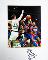 Orlando Woolridge Autographed 16x20 Matted Photo Detroit Pistons PSA/DNA #AB51625