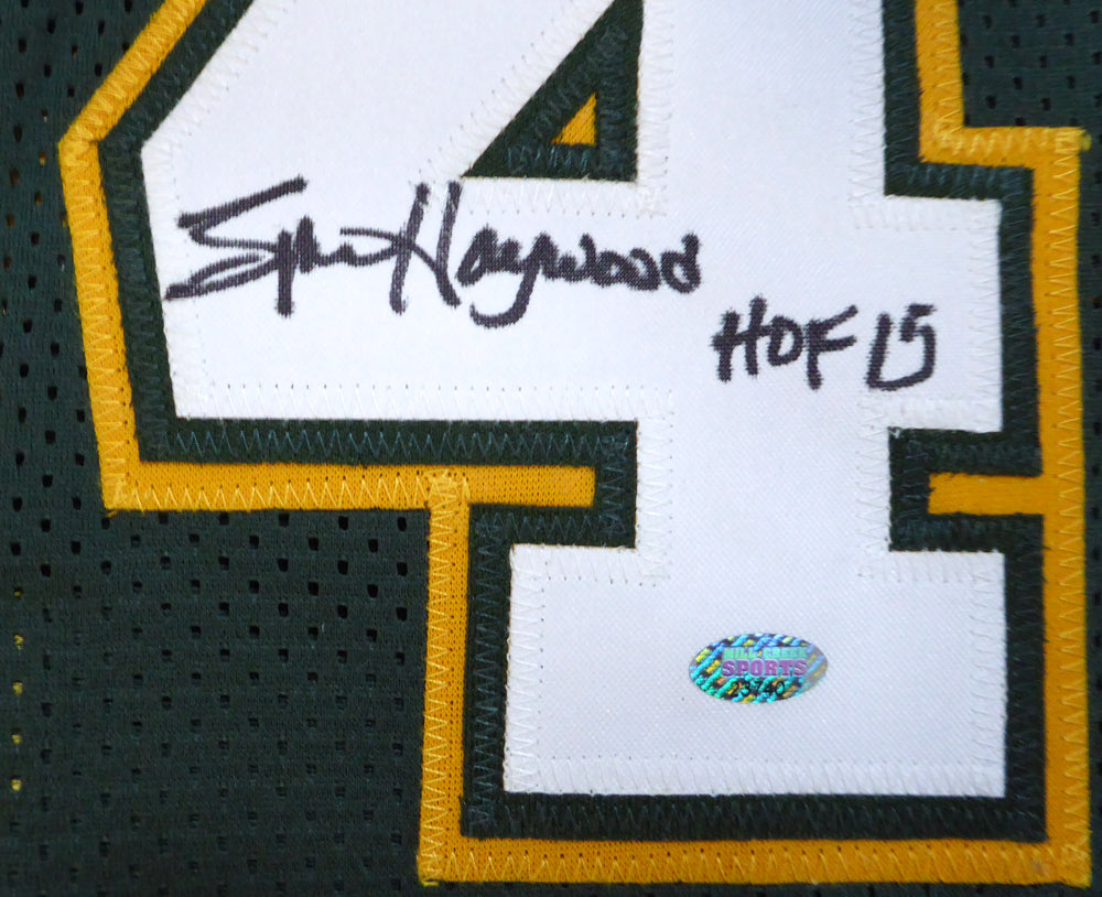 Seattle Sonics Spencer Haywood Autographed Green Jersey "HOF 15" MCS Holo Stock #104224