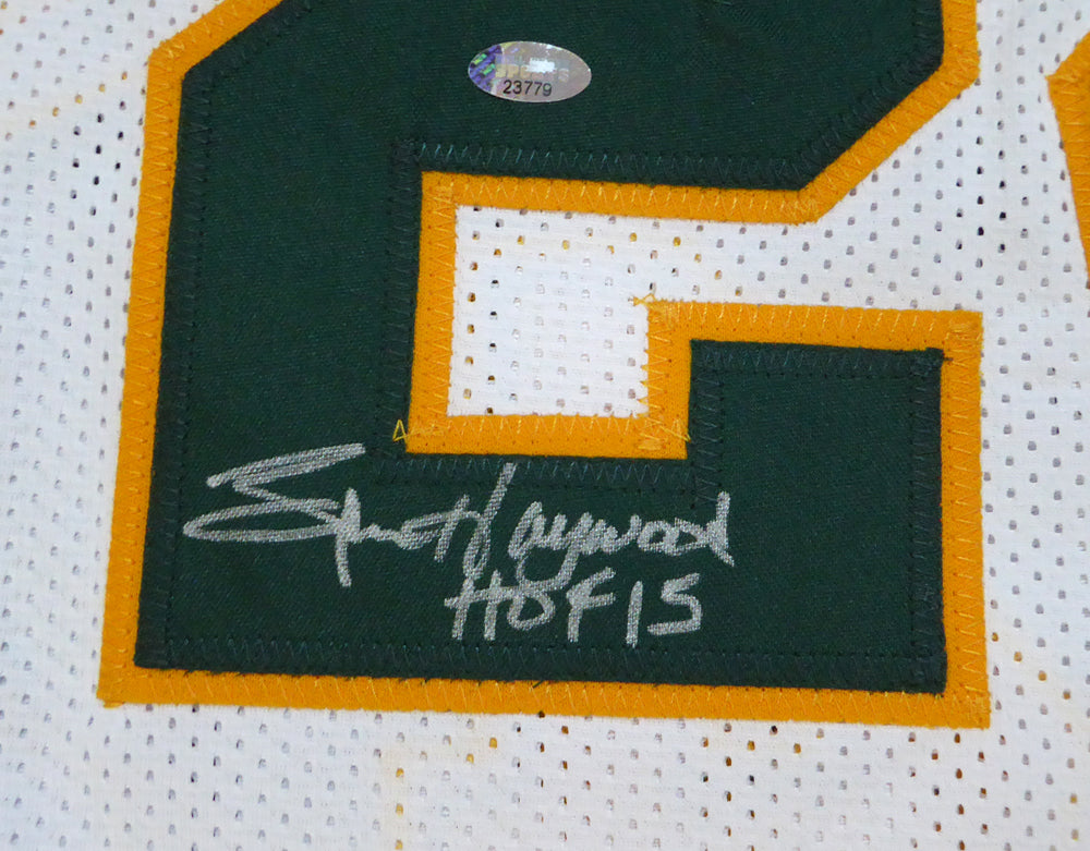 Seattle Sonics Spencer Haywood Autographed White Jersey "HOF 15" MCS Holo Stock #104225