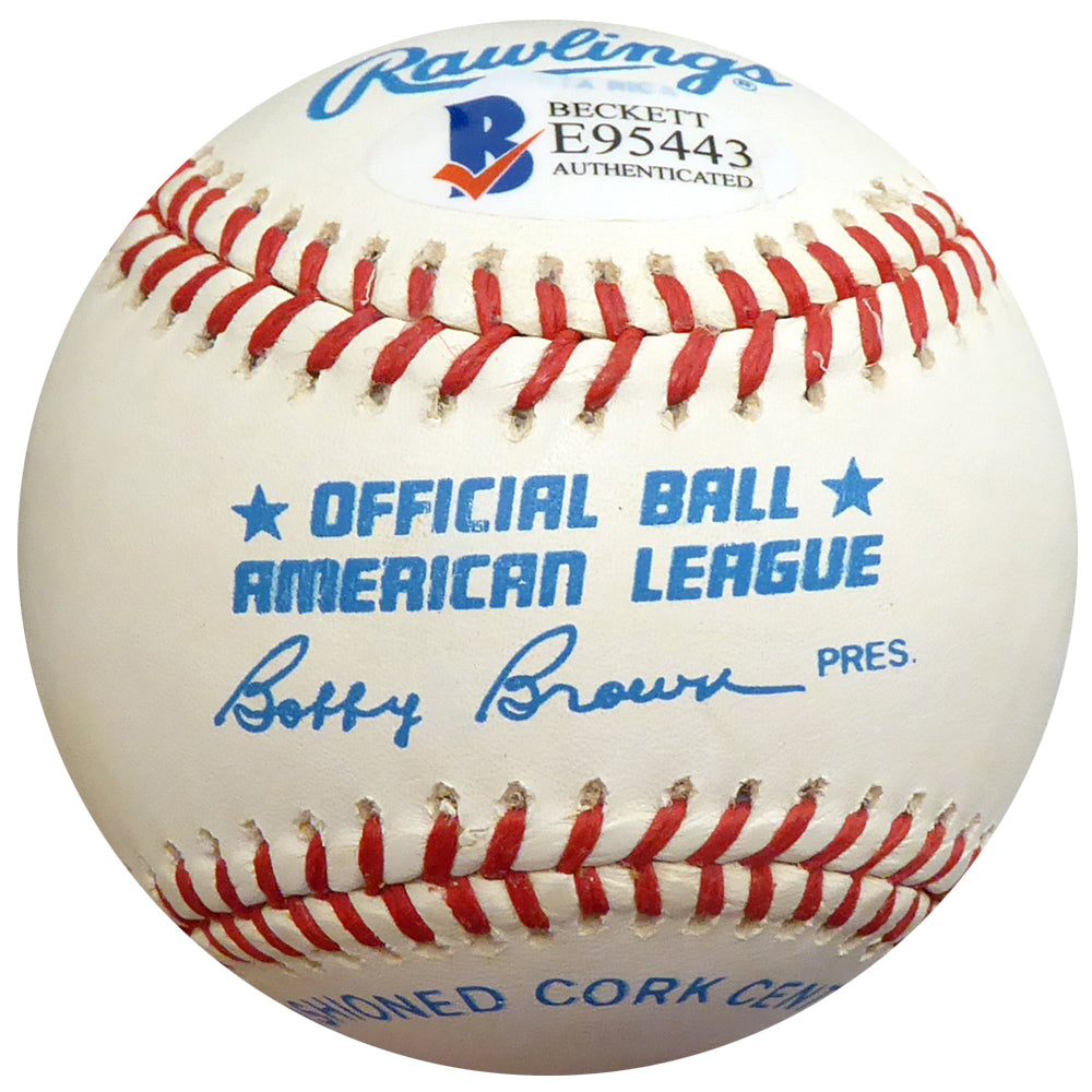 Bob Boyd Autographed Official AL Baseball Baltimore Orioles, Chicago White Sox Beckett BAS #E95443