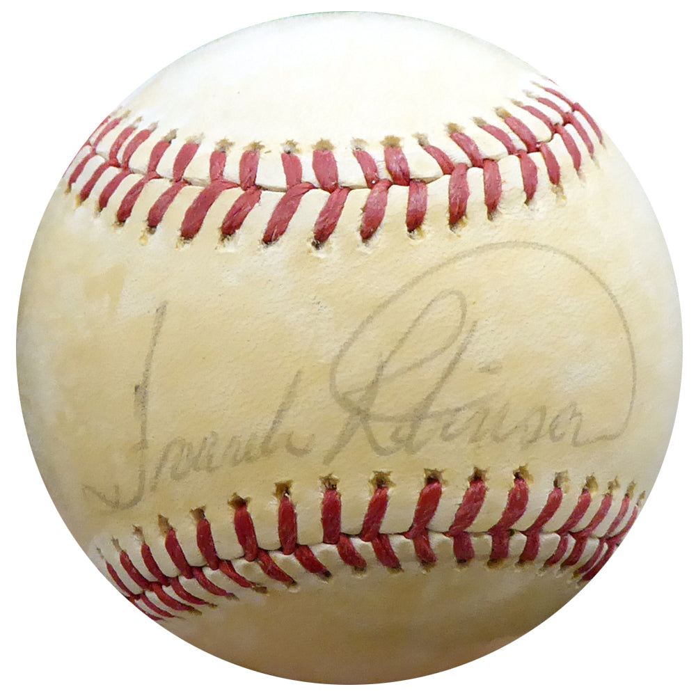 Frank Robinson Autographed Official AL Baseball Baltimore Orioles, Cincinnati Reds Vintage Beckett BAS #E95490