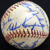 1950 St. Louis Cardinals & Philadelphia Phillies Autographed Official Baseball With 19 Total Signatures Including Stan Musial & Enos Slaughter Beckett BAS #A52636