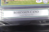 Robinson Cano Autographed Framed 8x10 Photo Seattle Mariners PSA/DNA Stock #107796