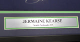 Seattle Seahawks Jermaine Kearse Autographed Framed Blue Nike Jersey MCS Holo Stock #107764