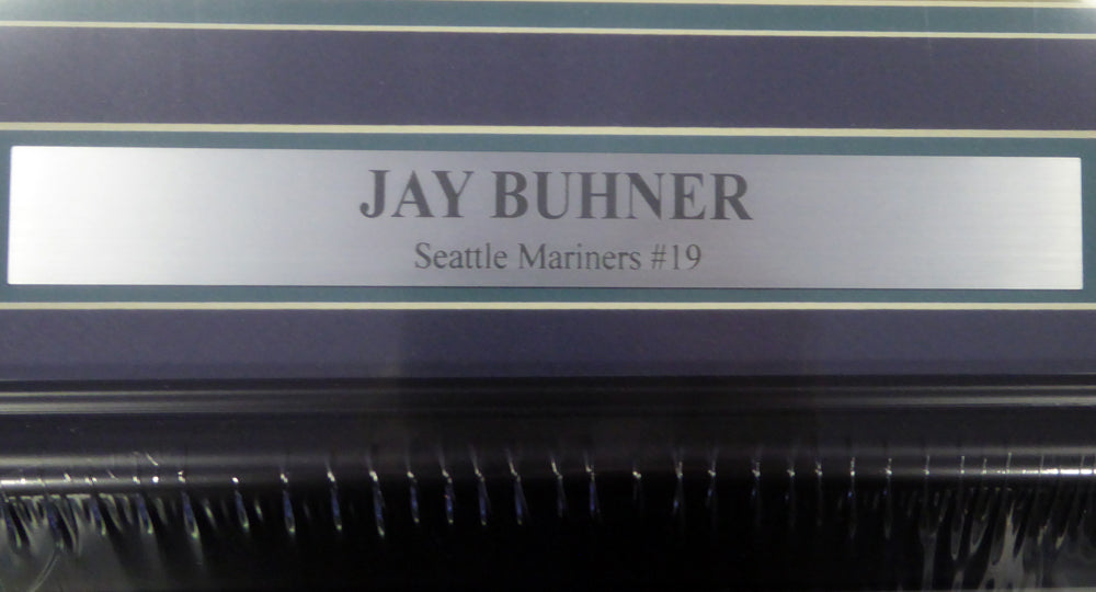 Jay Buhner Autographed Framed 16x20 Photo Seattle Mariners MCS Holo Stock #107775