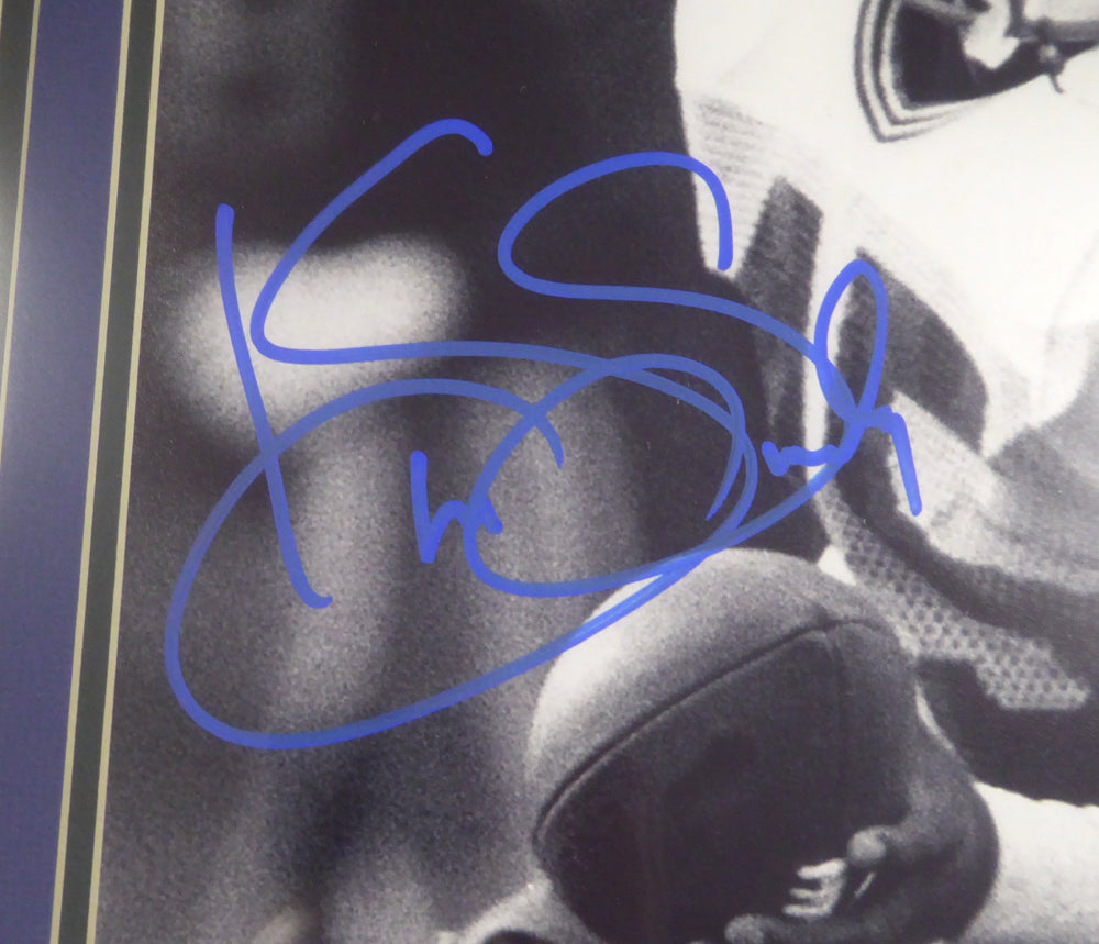 Kenny Easley Autographed Framed 16x20 Photo Seattle Seahawks MCS Holo Stock #107948