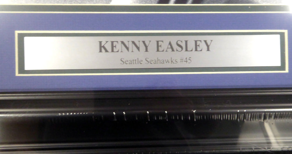 Kenny Easley Autographed Framed 16x20 Photo Seattle Seahawks MCS Holo Stock #107948