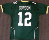 Baylor Bears Josh Gordon Autographed Green Jersey Beckett BAS Stock #135173