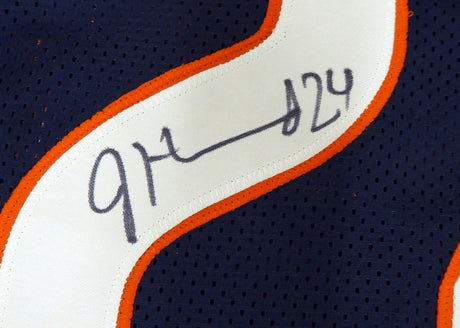 Chicago Bears Jordan Howard Autographed Blue Jersey Beckett BAS Stock #135364