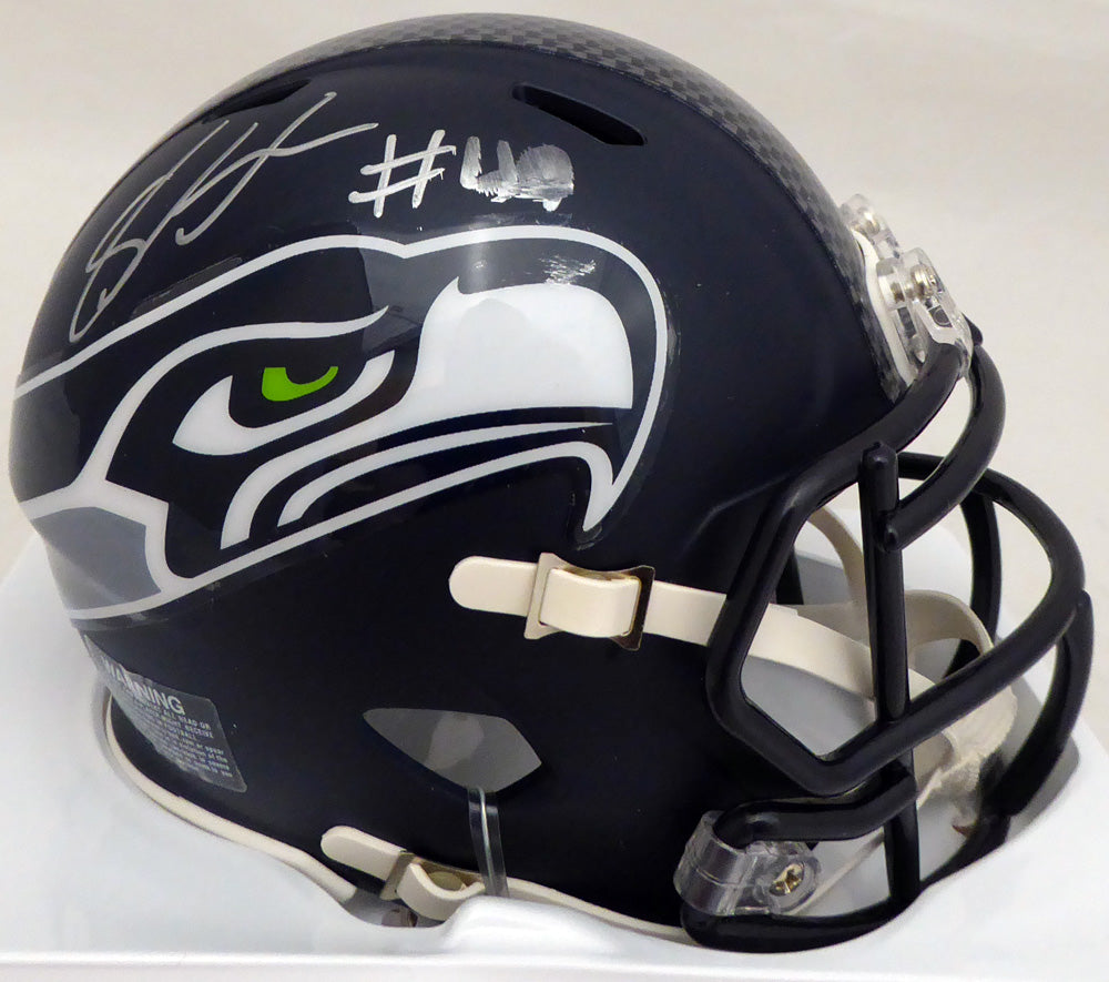 Shaquem Griffin Autographed Seattle Seahawks Mini Helmet (Smudged) MCS Holo #76405