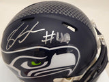 Shaquem Griffin Autographed Seattle Seahawks Mini Helmet (Smudged) MCS Holo #76405