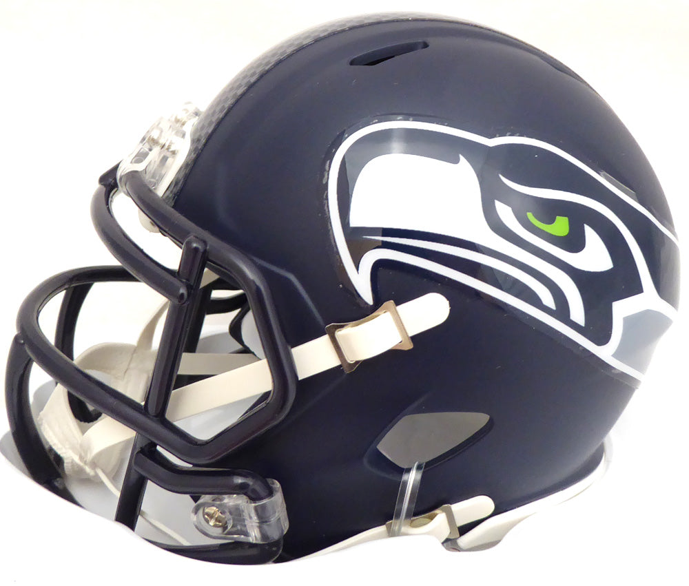 Shaquem Griffin Autographed Seattle Seahawks Mini Helmet (Smudged) MCS Holo #76405