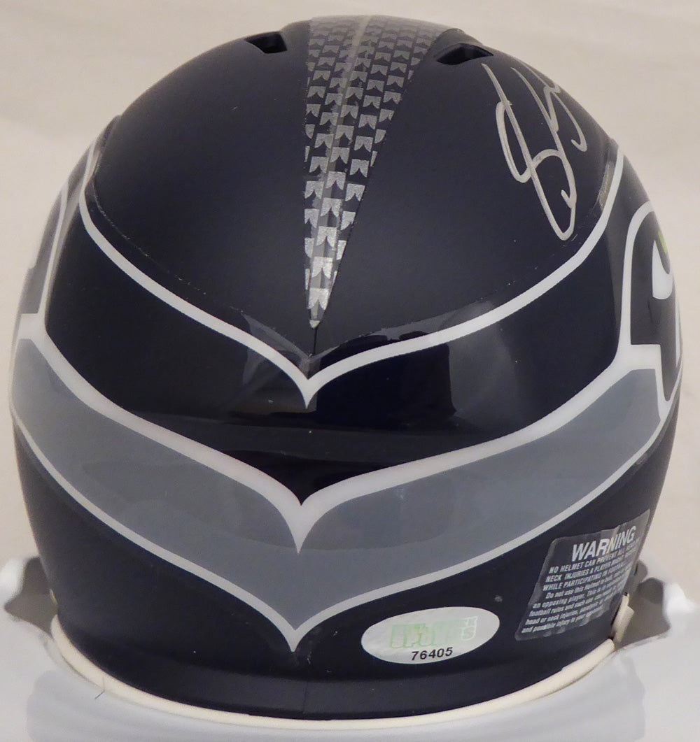 Shaquem Griffin Autographed Seattle Seahawks Mini Helmet (Smudged) MCS Holo #76405