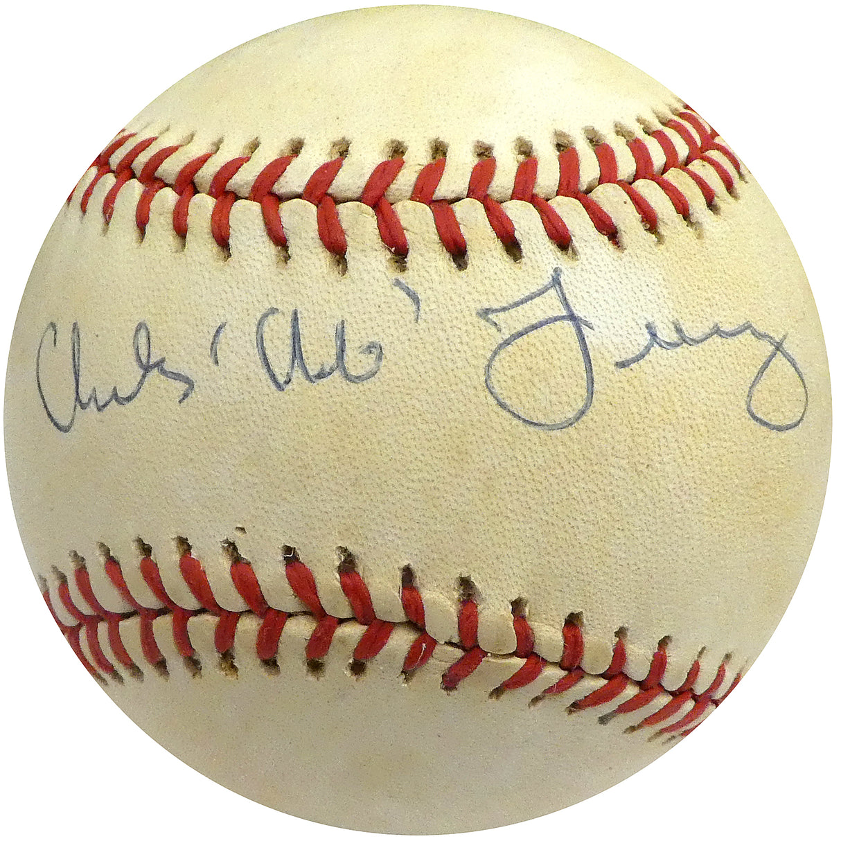 Charles "Chub" Feeney Autographed Official NL Feeney Baseball NL President Beckett BAS #S75357