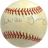 Charles "Chub" Feeney Autographed Official NL Feeney Baseball NL President Beckett BAS #S75357
