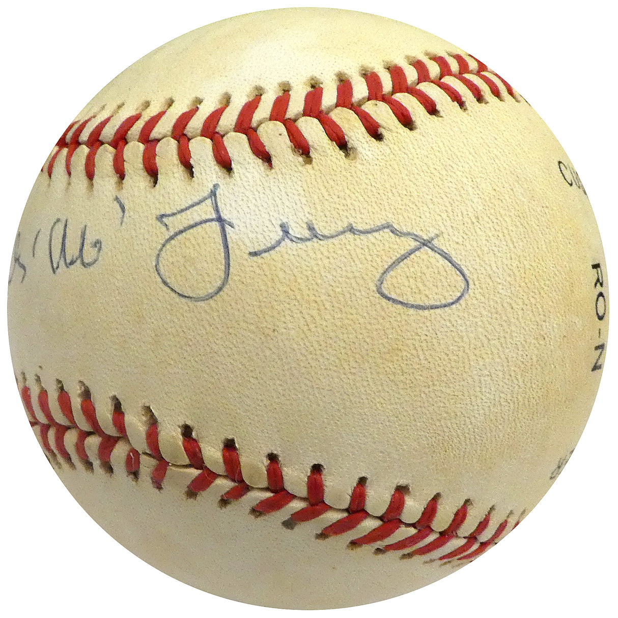 Charles "Chub" Feeney Autographed Official NL Feeney Baseball NL President Beckett BAS #S75357