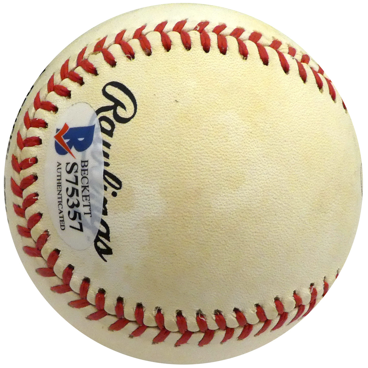 Charles "Chub" Feeney Autographed Official NL Feeney Baseball NL President Beckett BAS #S75357
