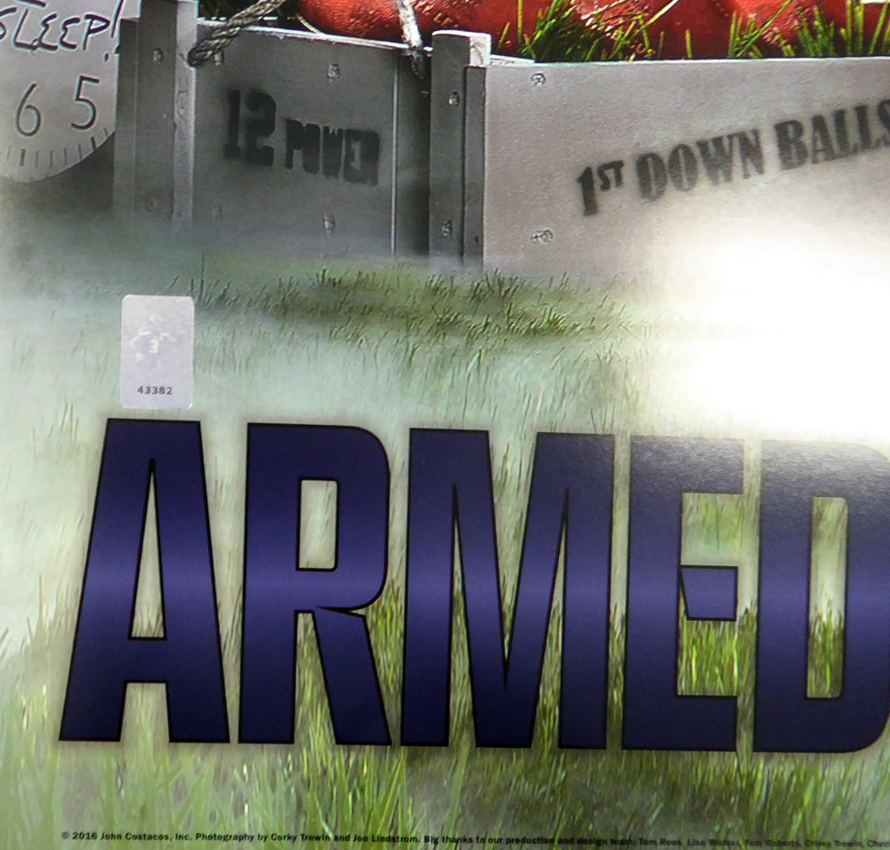 Russell Wilson Autographed 24x36 Costacos Brothers Poster Seattle Seahawks RW Holo Stock #111010