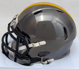 Antonio Brown Autographed Pittsburgh Steelers Black Chrome Speed Mini Helmet Beckett BAS #C28753