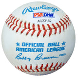 Tom Ferrick Autographed Official AL Baseball New York Yankees PSA/DNA #AC23152