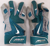 Robinson Cano Autographed Seattle Mariners Game Used Nike Batting Gloves With Signed Certificate SKU #138702