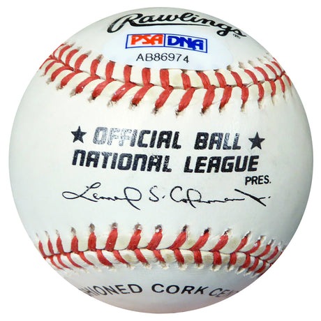 Bob Buhl Autographed Official NL Baseball Milwaukee Braves PSA/DNA #AB86974