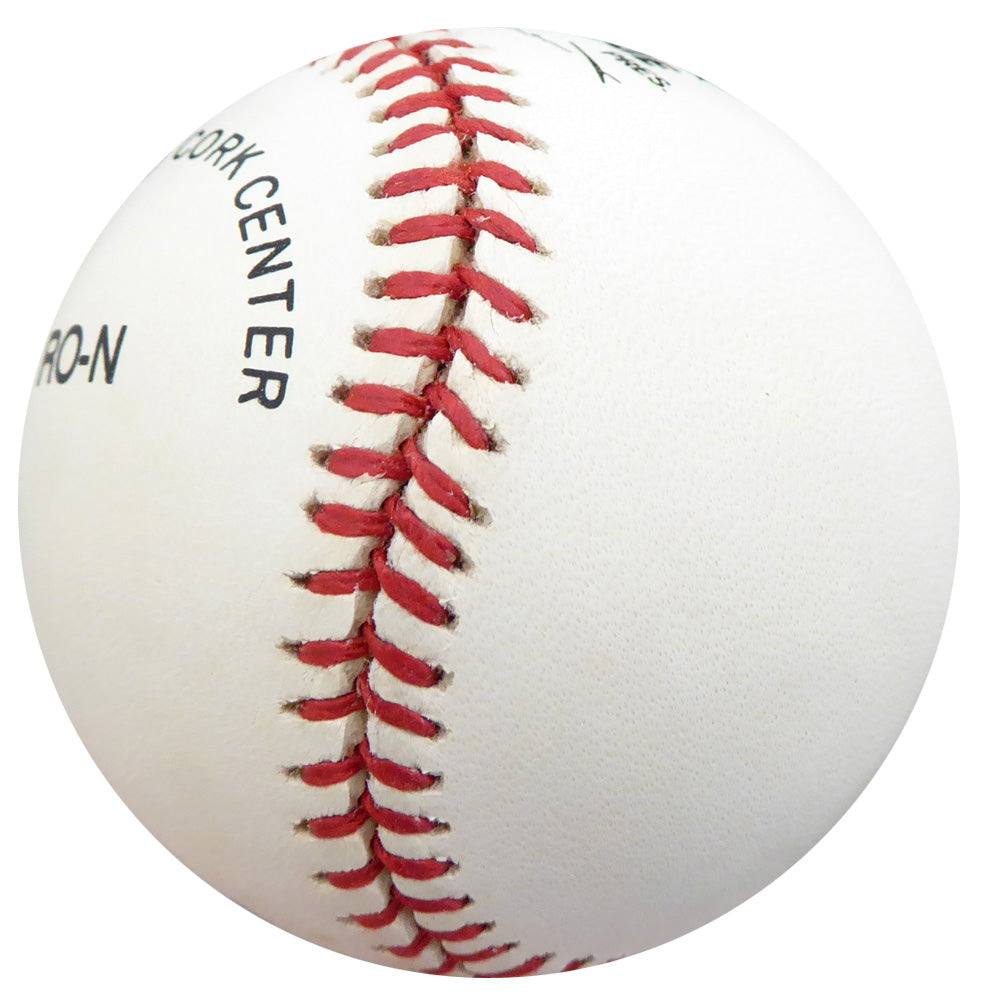 Frenchy Bordagary Autographed Official NL Baseball Brooklyn Dodgers Beckett BAS #F26218