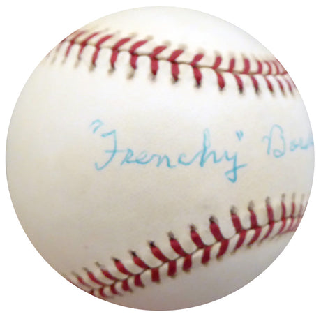 "Frenchy" Bordagary Autographed Official NL Baseball Brooklyn Dodgers Beckett BAS #F26219