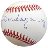 Frenchy Bordagary Autographed Official NL Baseball Brooklyn Dodgers Beckett BAS #F26221