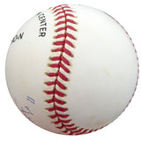 Frenchy Bordagary Autographed Official NL Baseball Brooklyn Dodgers Beckett BAS #F26221