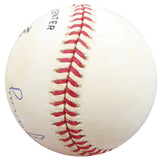 "Frenchy" Bordagary Autographed Official NL Baseball Brooklyn Dodgers Beckett BAS #F26222