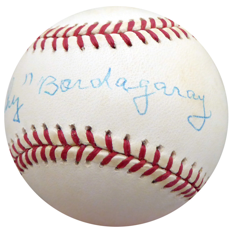 Frenchy Bordagary Autographed Official NL Baseball Brooklyn Dodgers Beckett BAS #F26224