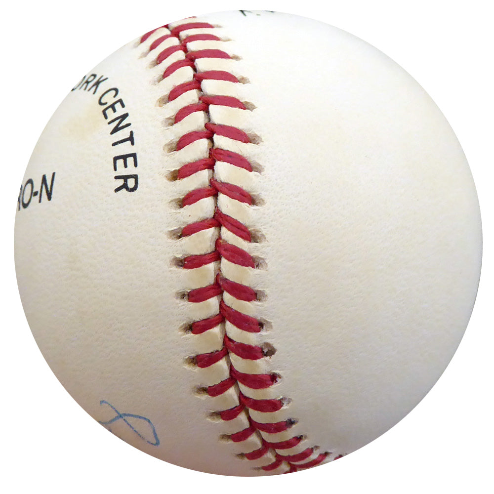 Frenchy Bordagary Autographed Official NL Baseball Brooklyn Dodgers Beckett BAS #F26224