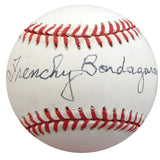 Frenchy Bordagary Autographed Official NL Baseball Brooklyn Dodgers Beckett BAS #F26228
