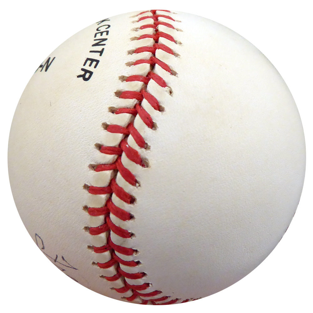 Frenchy Bordagary Autographed Official NL Baseball Brooklyn Dodgers Beckett BAS #F26228
