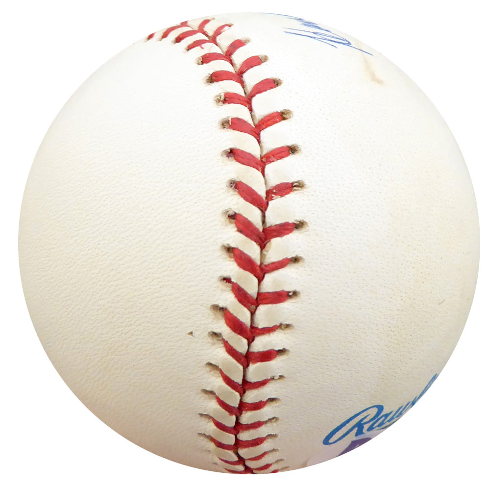 Hank Borowy Autographed Official AL Baseball New York Yankees, Chicago Cubs Beckett BAS #F26231