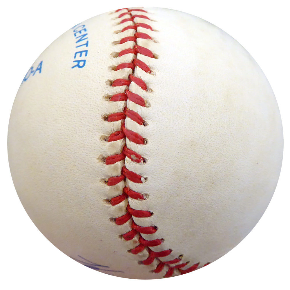 Hank Borowy Autographed Official AL Baseball New York Yankees, Chicago Cubs Beckett BAS #F26234