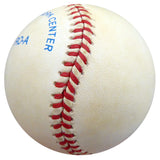 Hank Borowy Autographed Official AL Baseball New York Yankees, Chicago Cubs Beckett BAS #F26237
