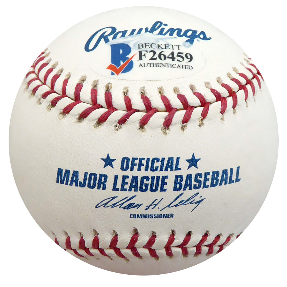 Pete Castiglione Autographed Official MLB Baseball Pittsburgh Pirates, St. Louis Cardinals Beckett BAS #F26459