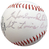 Harlond Clift Autographed Official OL Baseball St. Louis Browns "St. Louis Browns" Beckett BAS #F26484